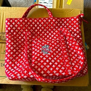 Vera Bradley Wisconsin Badgers Tote Bag